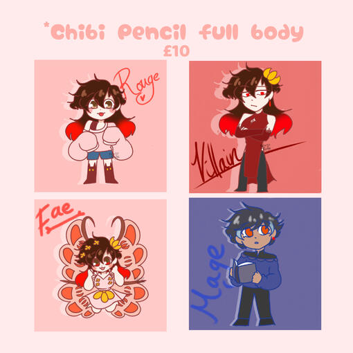 Chibi Pencil Full body